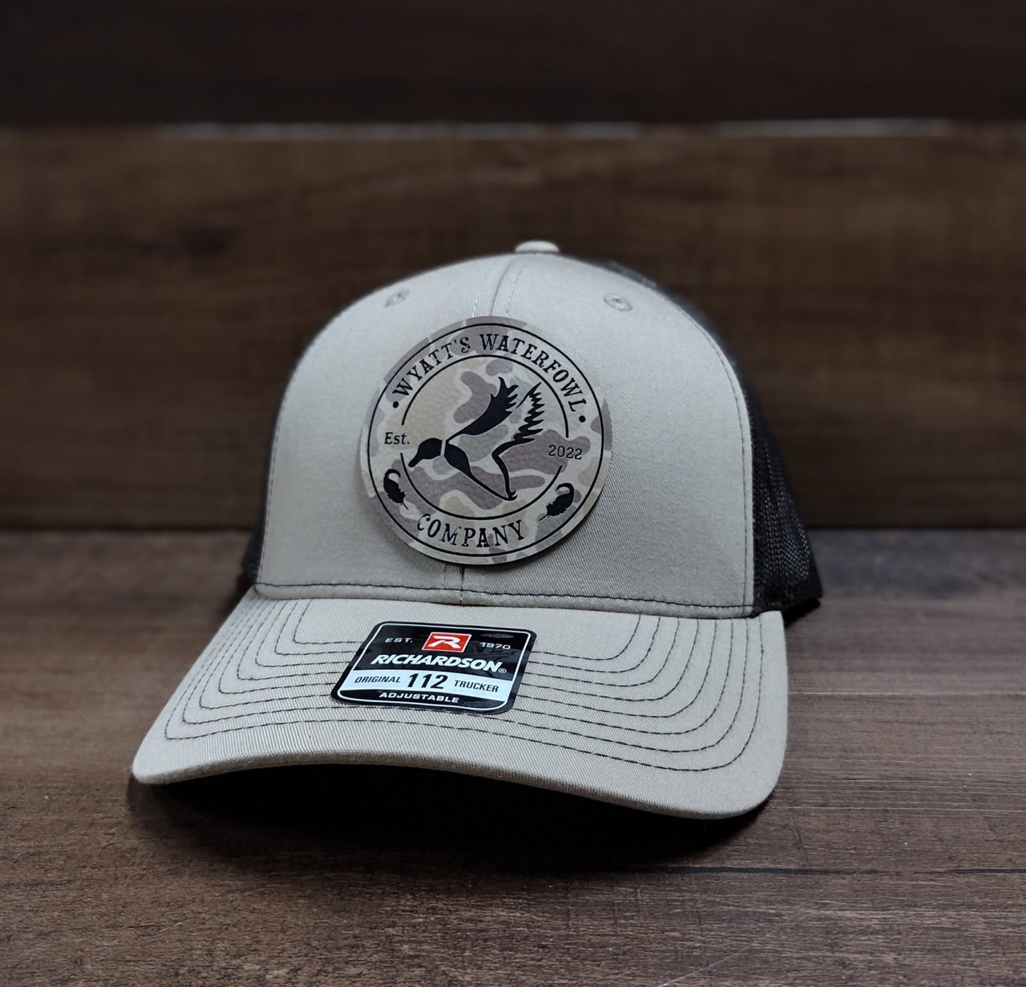 Wyatt's Waterfowl Co Old School Camo Hat