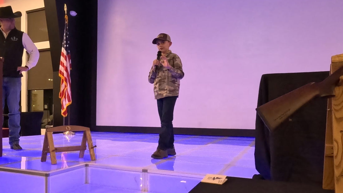 Wyatt's First Public Speaking Event