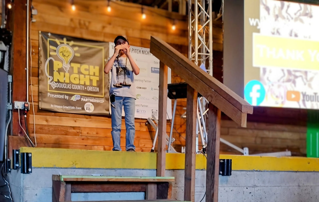 Wyatt Wins Big at Umpqua Valley Growth Talks Pitch Night