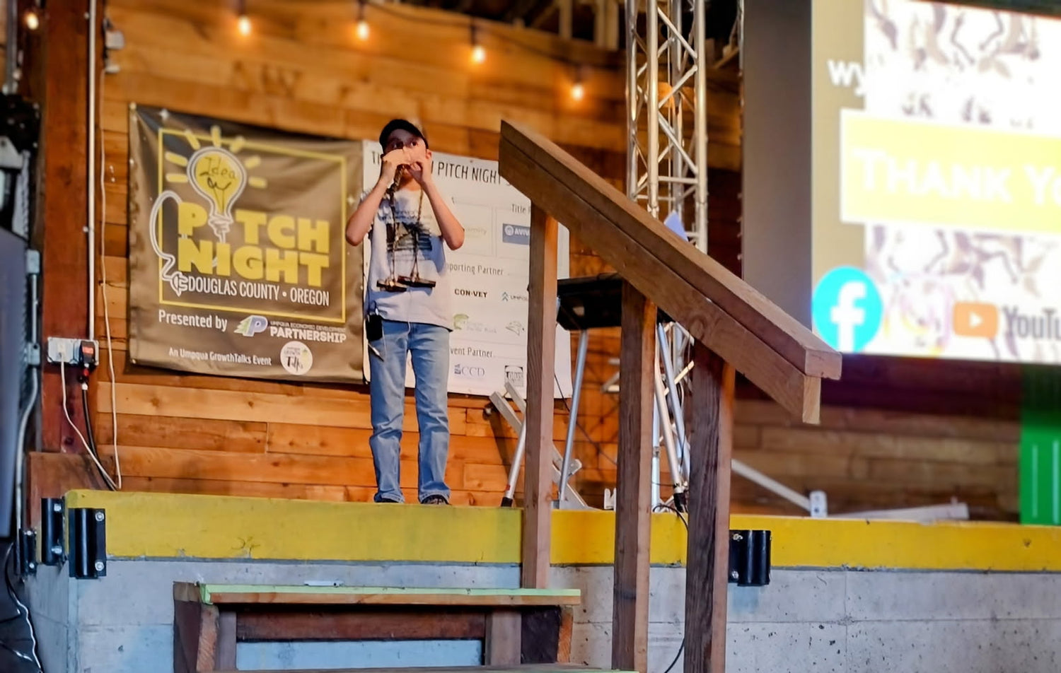 Wyatt Wins Big at Umpqua Valley Growth Talks Pitch Night