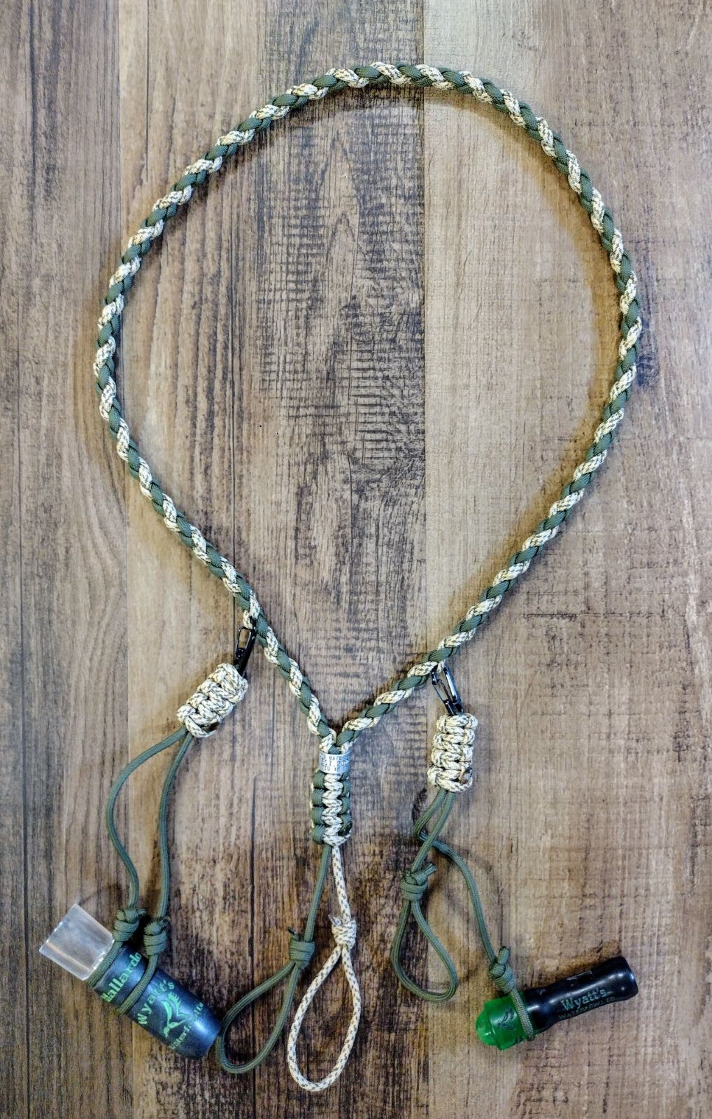 Duck Call Lanyard With Two Quick Change Drops