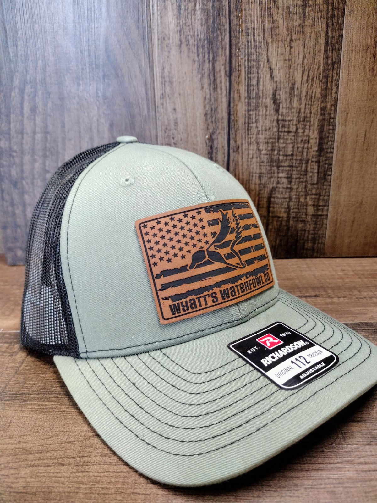 Wyatt's Waterfowl Co Old School Camo Hat