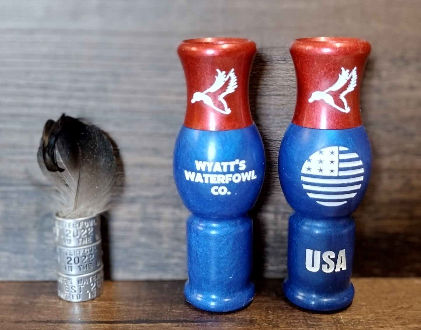 The True American Duck Call Red, White and Blue