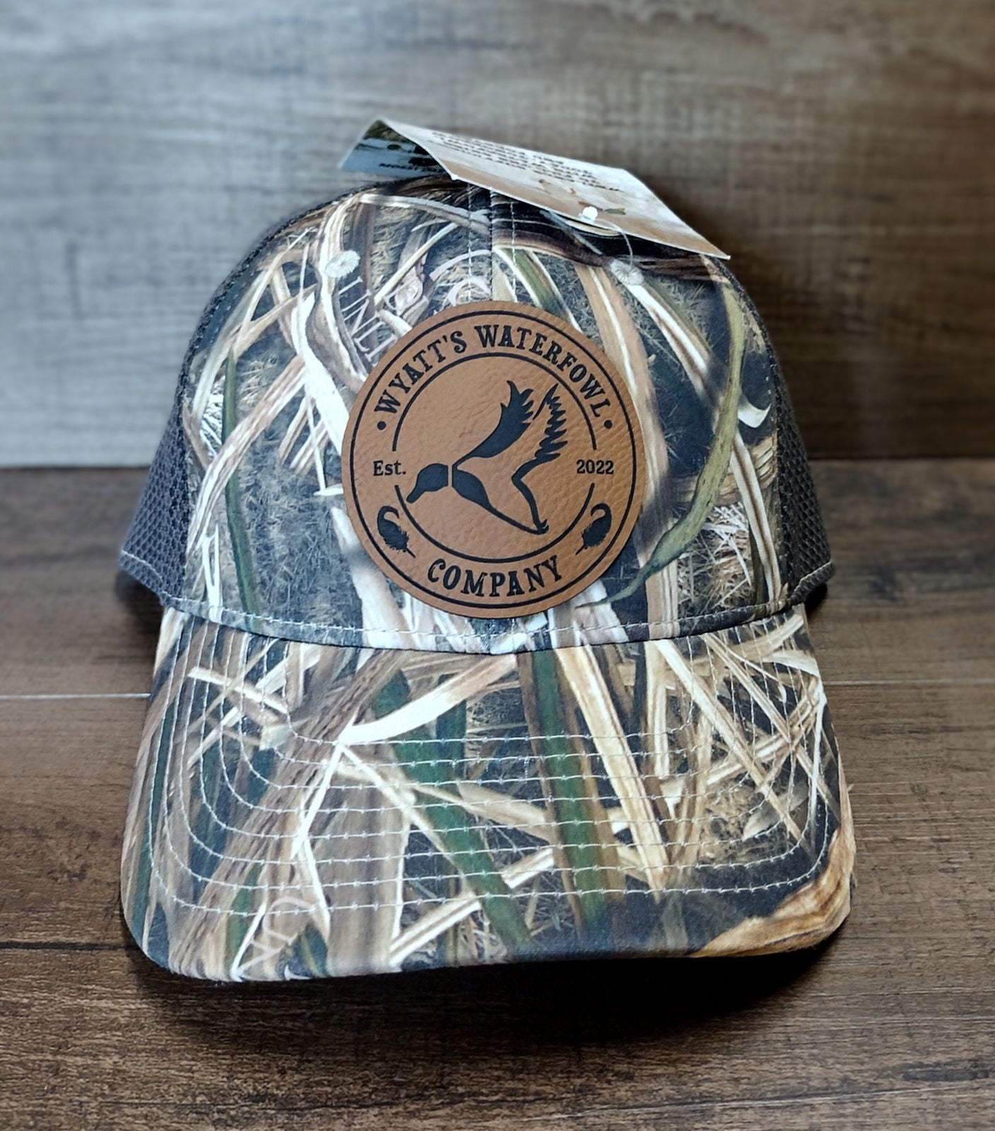 Wyatt's Waterfowl Co Old School Camo Hat