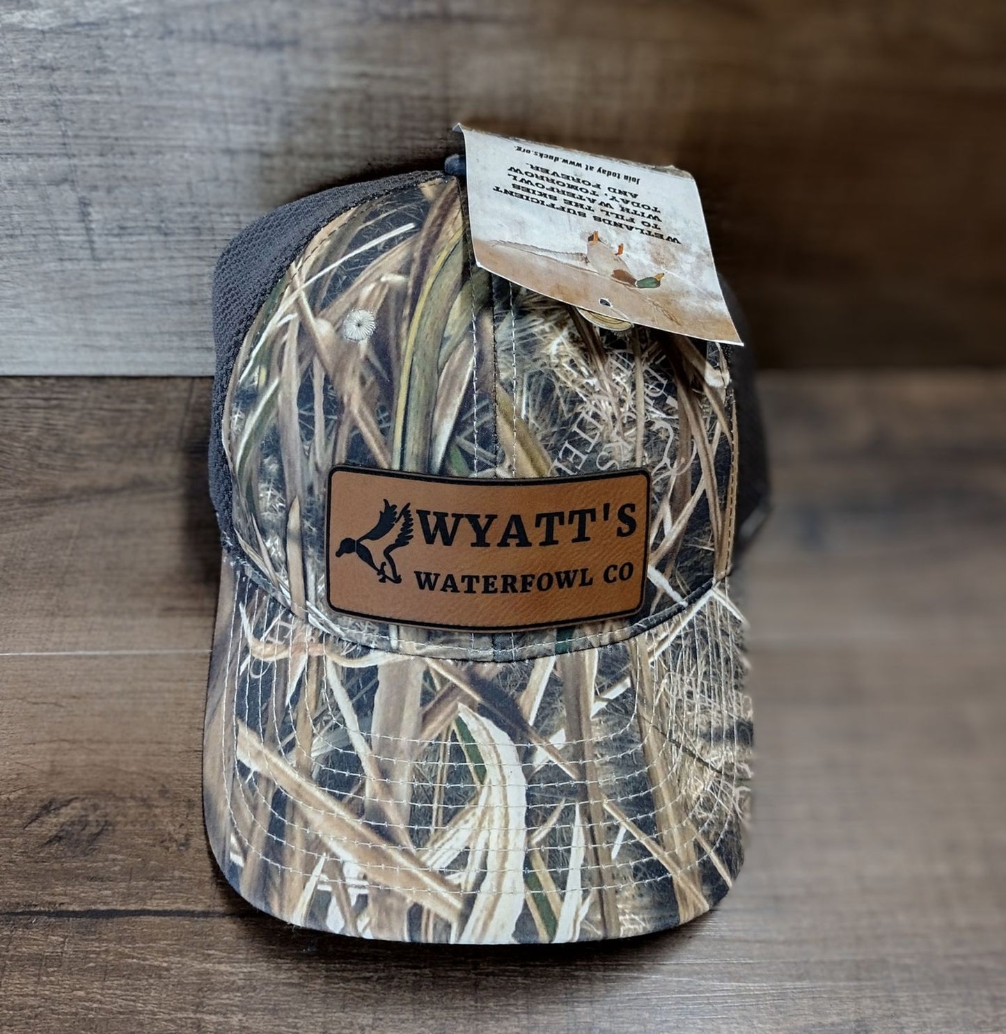 Wyatt's Waterfowl Co Old School Camo Hat