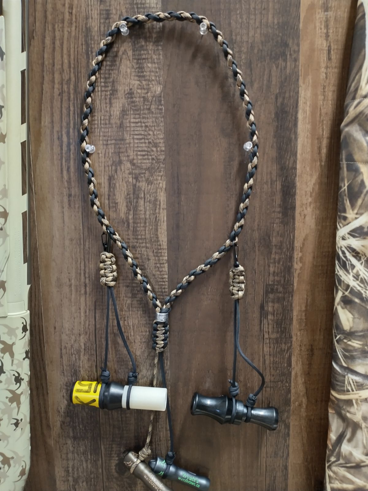 Duck Call Rope Duck Call Lanyard With Two Quick Change Drops – Wyatt's Waterfowl Co