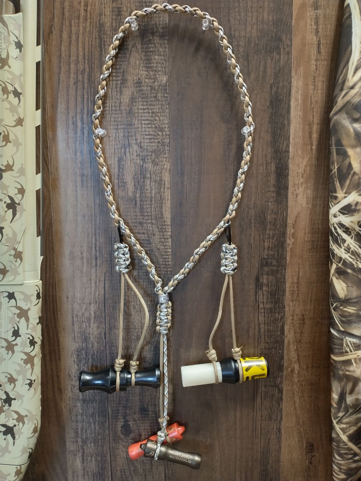 Duck Call Lanyard With Two Quick Change Drops