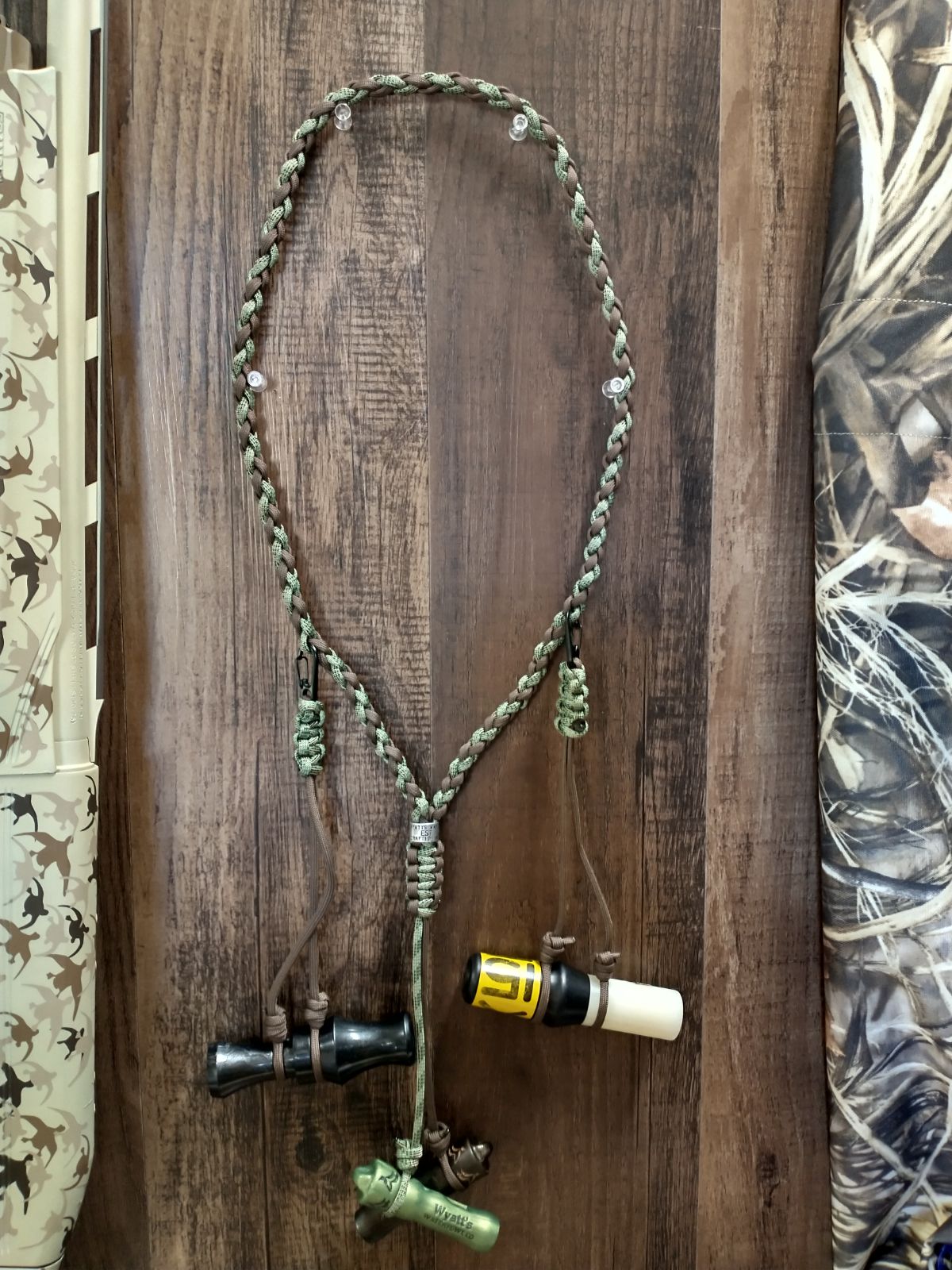 Duck Call Lanyard With Two Quick Change Drops